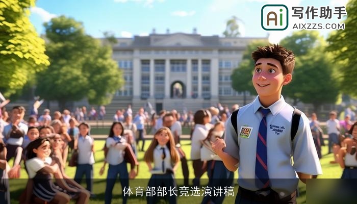 体育部部长竞选演讲稿