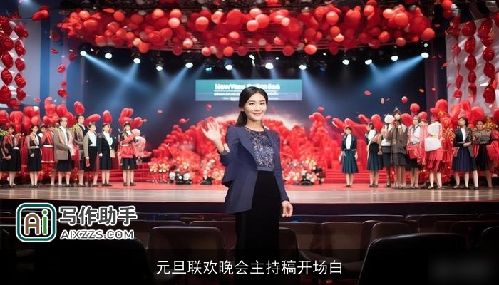 元旦联欢晚会主持稿开场白