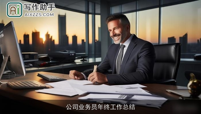 公司业务员年终工作总结