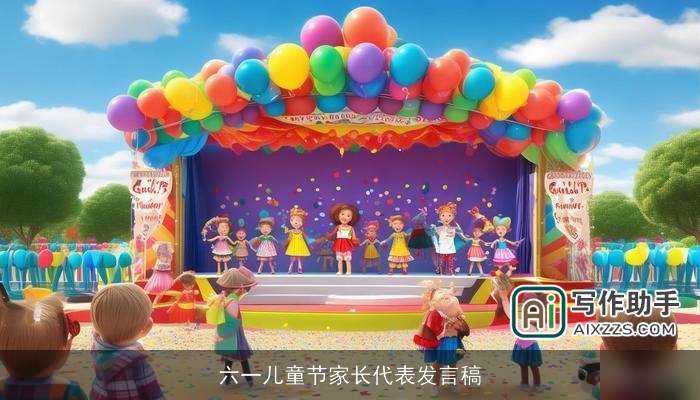 六一儿童节家长代表发言稿