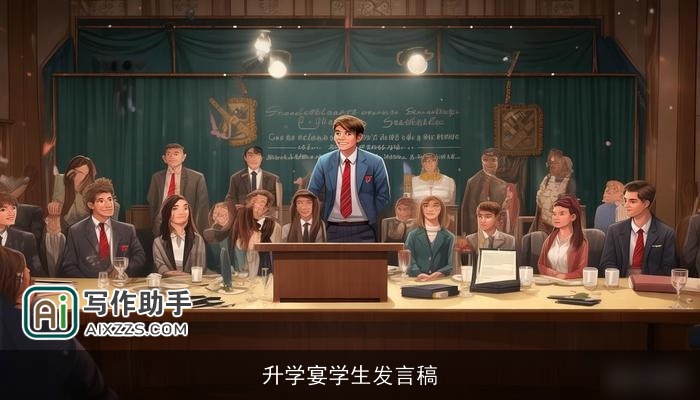 升学宴学生发言稿