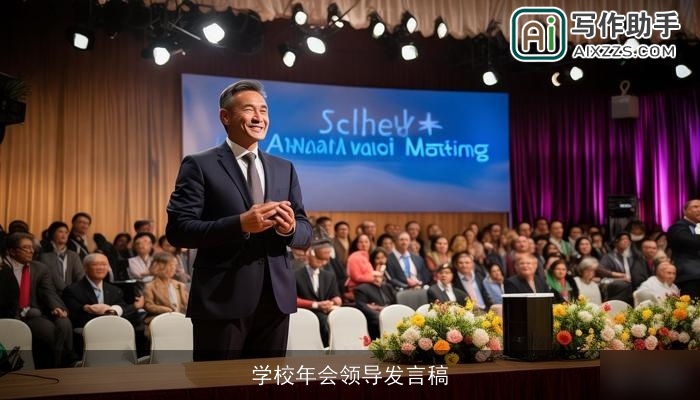 学校年会领导发言稿