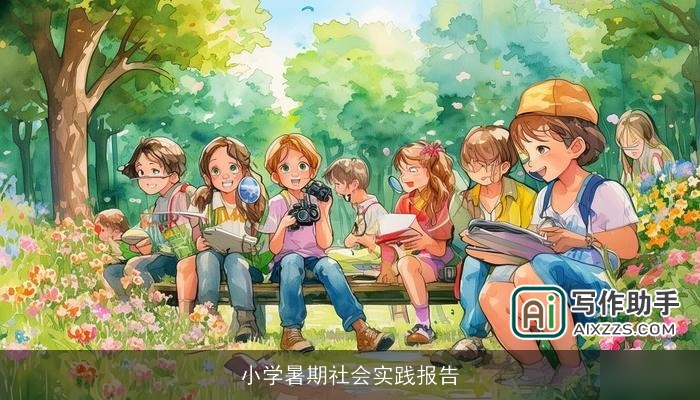 小学暑期社会实践报告