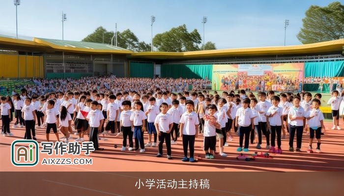 小学活动主持稿