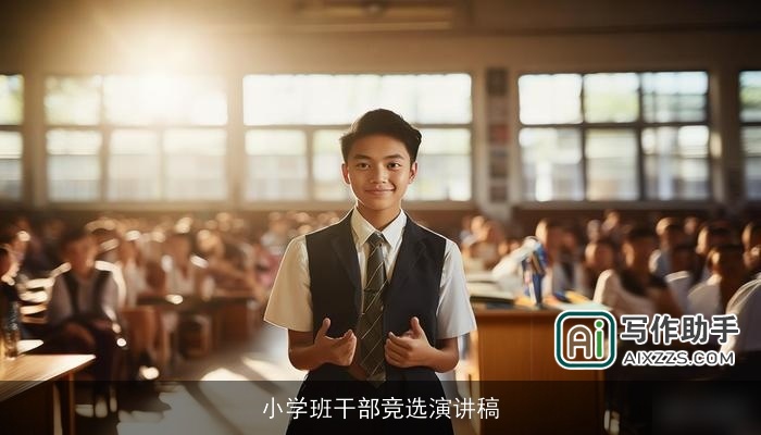 小学班干部竞选演讲稿