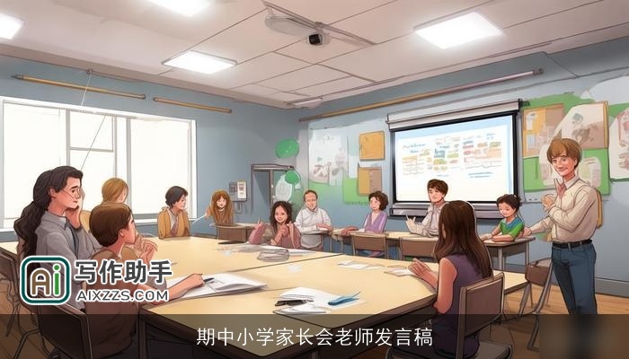期中小学家长会老师发言稿