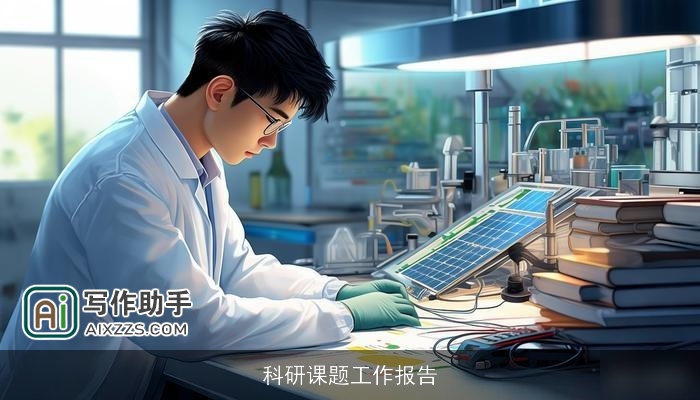 科研课题工作报告