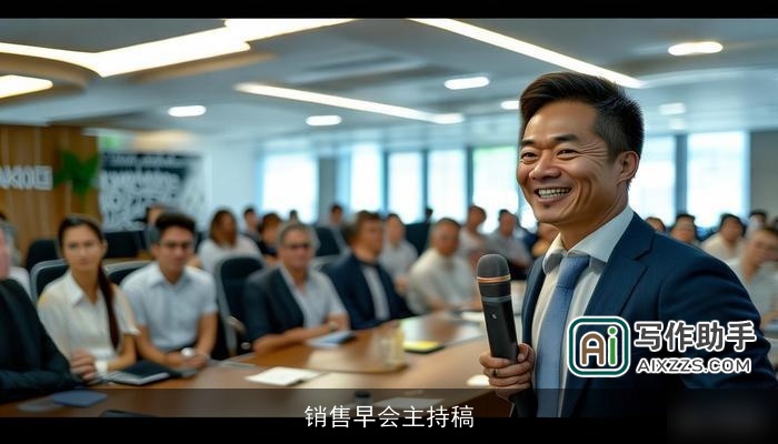 销售早会主持稿