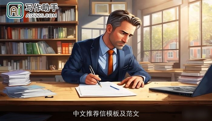 中文推荐信模板及范文