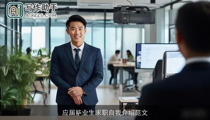 应届毕业生求职自我介绍范文