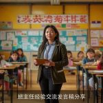 班主任经验交流发言稿分享