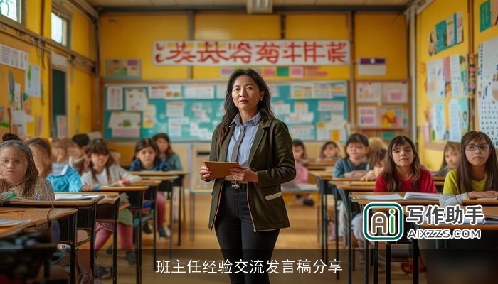 班主任经验交流发言稿分享