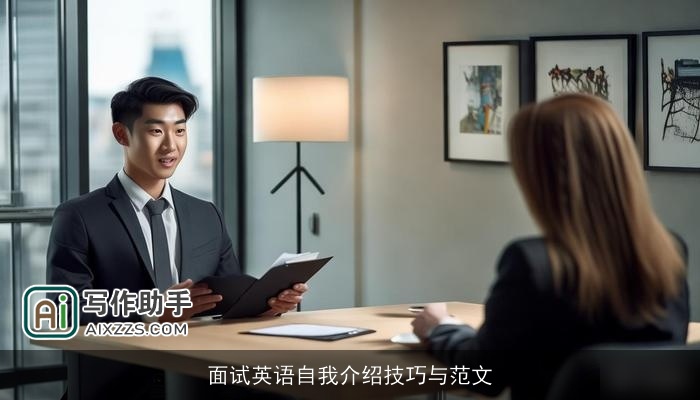 面试英语自我介绍技巧与范文