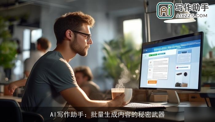 AI写作助手：批量生成内容的秘密武器