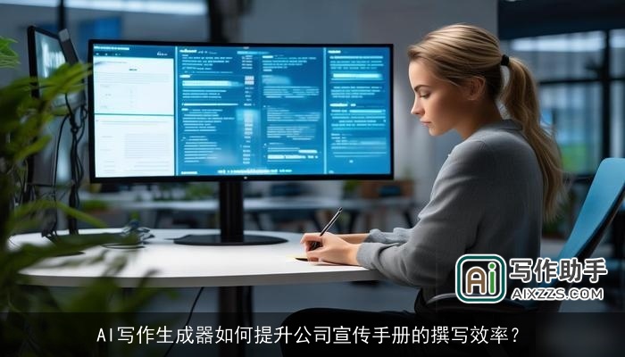 AI写作生成器如何提升公司宣传手册的撰写效率？