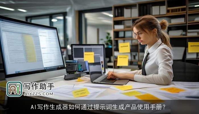 AI写作生成器如何通过提示词生成产品使用手册？