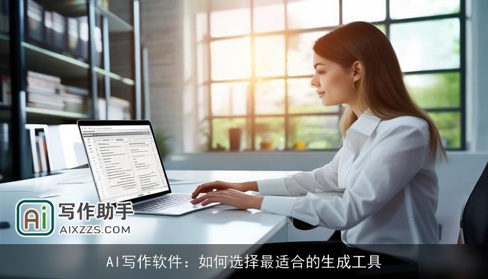 AI写作软件：如何选择最适合的生成工具