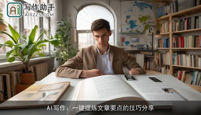 AI写作：一键提炼文章要点的技巧分享