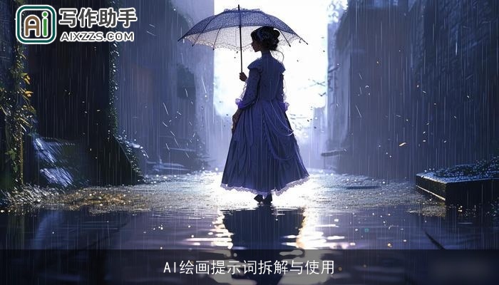 AI绘画提示词拆解与使用