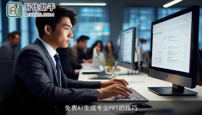 免费AI生成专业PPT的技巧