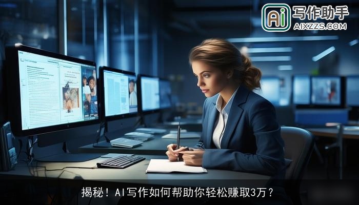 揭秘！AI写作如何帮助你轻松赚取3万？