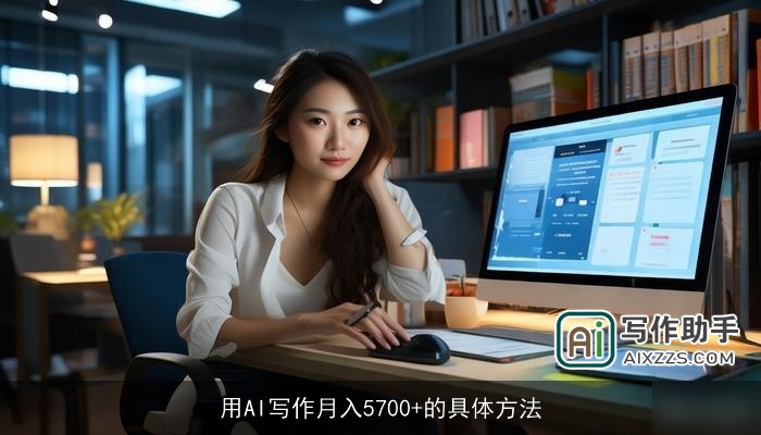 用AI写作月入5700+的具体方法