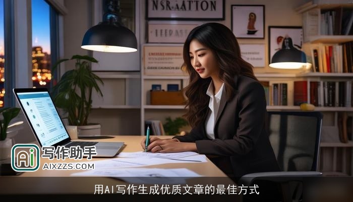 用AI写作生成优质文章的最佳方式