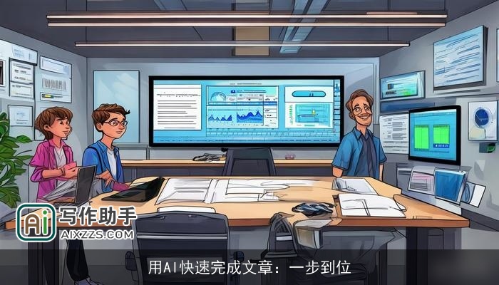 用AI快速完成文章：一步到位