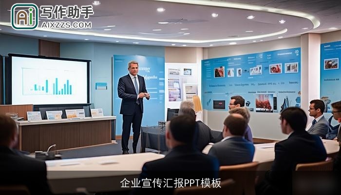 企业宣传汇报PPT模板