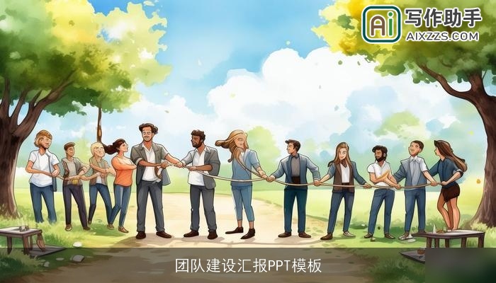 团队建设汇报PPT模板