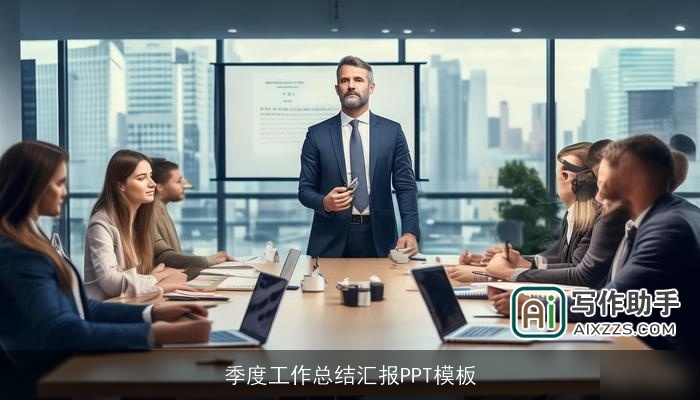 季度工作总结汇报PPT模板