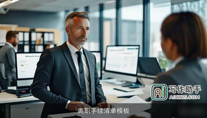 离职手续清单模板