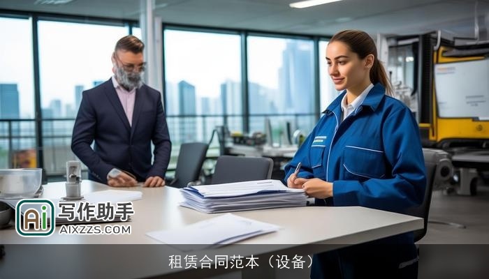 租赁合同范本（设备）