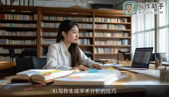 AI写作生成学术分析的技巧