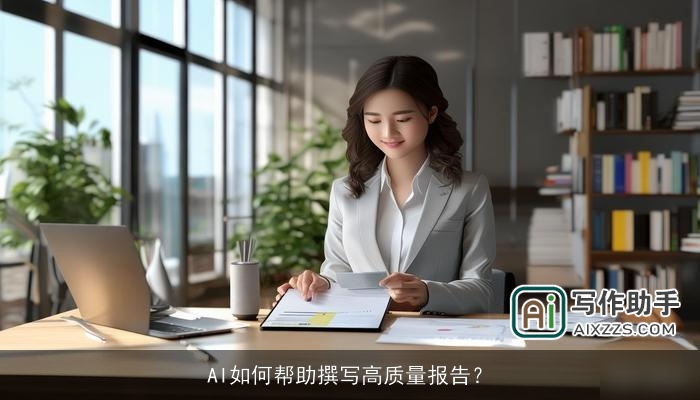 AI如何帮助撰写高质量报告？
