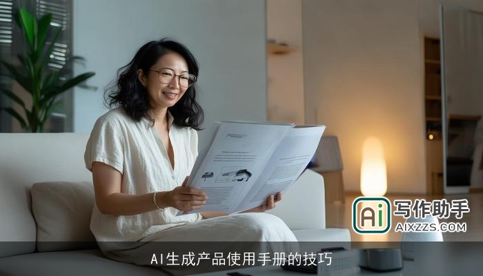 AI生成产品使用手册的技巧