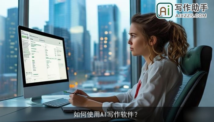 如何使用AI写作软件？
