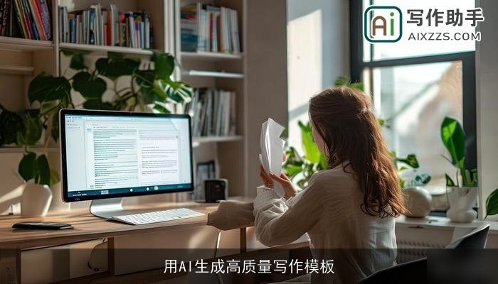 用AI生成高质量写作模板