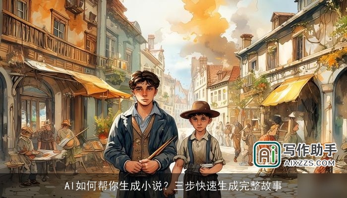AI如何帮你生成小说？三步快速生成完整故事