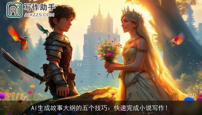 AI生成故事大纲的五个技巧：快速完成小说写作！