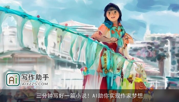 三分钟写好一篇小说！AI助你实现作家梦想