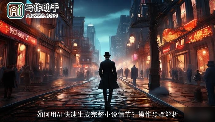 如何用AI快速生成完整小说情节？操作步骤解析