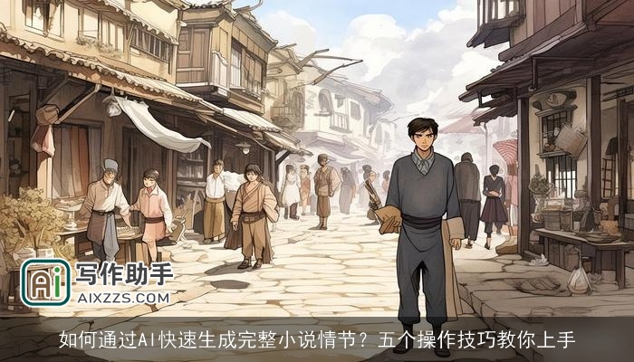 如何通过AI快速生成完整小说情节？五个操作技巧教你上手