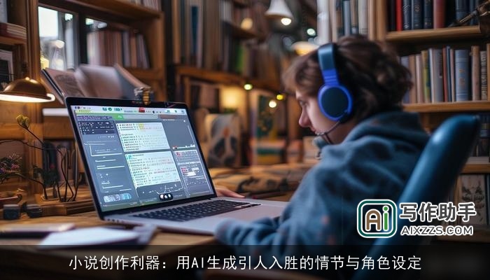 小说创作利器：用AI生成引人入胜的情节与角色设定