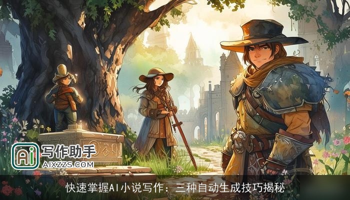 快速掌握AI小说写作：三种自动生成技巧揭秘
