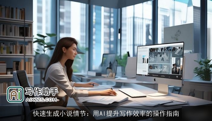 快速生成小说情节：用AI提升写作效率的操作指南