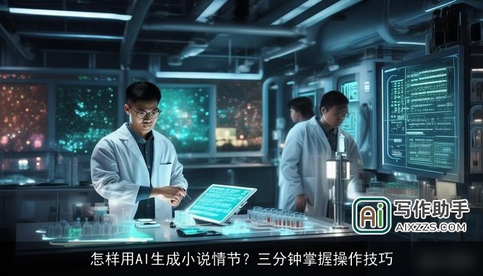 怎样用AI生成小说情节？三分钟掌握操作技巧