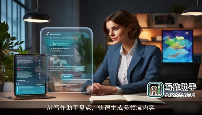 AI写作助手盘点，快速生成多领域内容