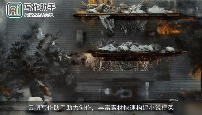 云帆写作助手助力创作，丰富素材快速构建小说框架