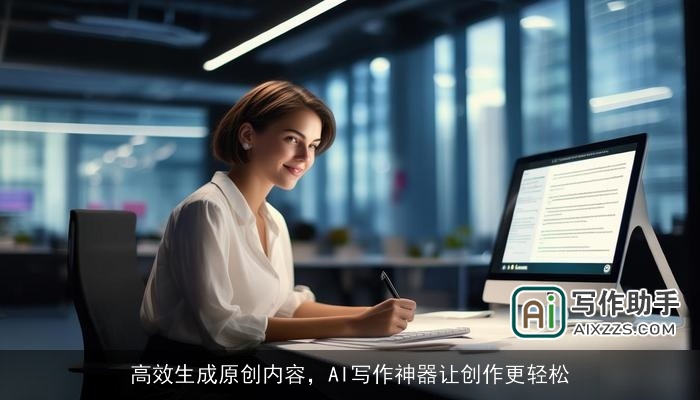 高效生成原创内容，AI写作神器让创作更轻松